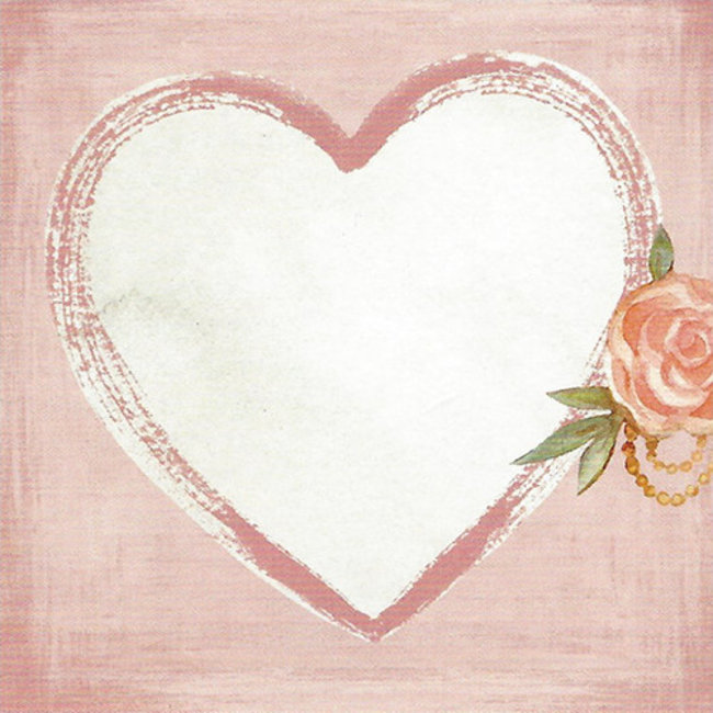 Grußkarte 'Liebe' (7x7cm)