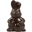 Leonidas Lapin de Pâques creux noir 150 grammes
