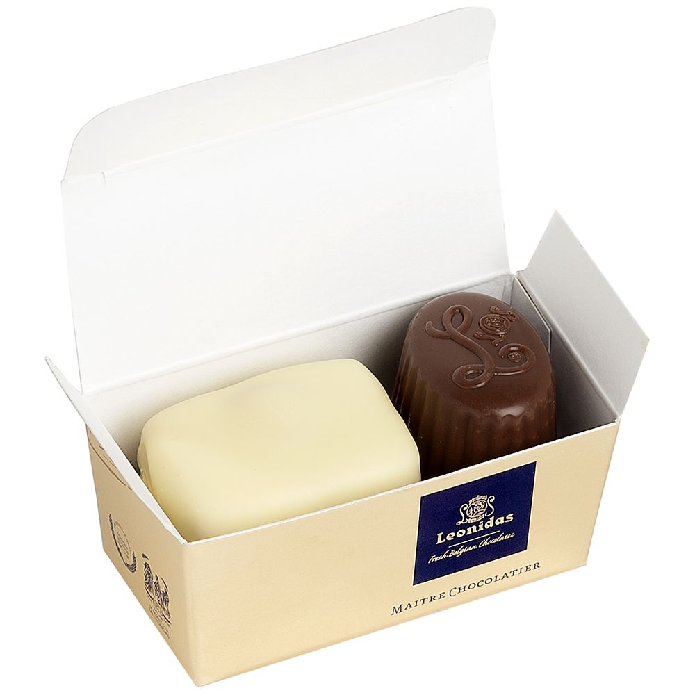 Leonidas en Ligne  Mini-ballotin de 2 chocolats - Boutique en ligne  Leonidas Gistel (BE)