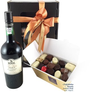 750g Chocolates and red Port