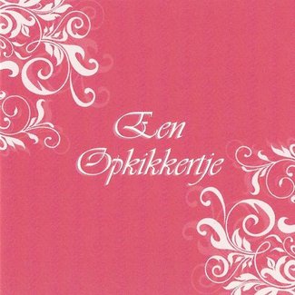 Carte de voeux 'Een opkikkertje' (7x7cm)