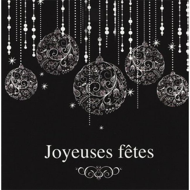 Carte de voeux 'Joyeuses fêtes'