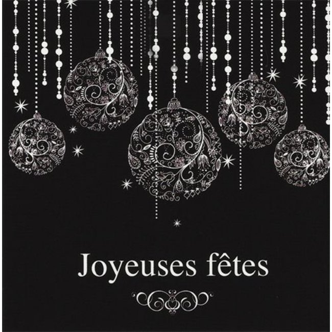 Greeting Card 'Joyeuses fêtes' (7x7cm)