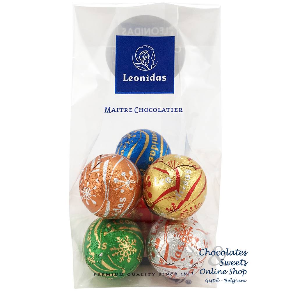 Leonidas Online Shop  6 Celebration balls - Leonidas Online Shop Gistel  (BE)