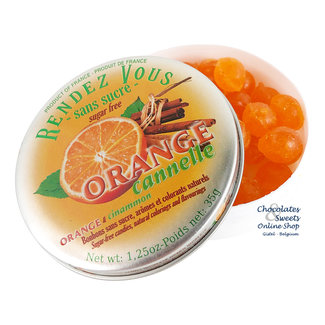 Rendez-Vous Zuckerfreie Süßigkeiten (Orange-Zimt) 35g