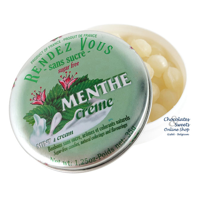 Rendez-Vous Bonbons Sans Sucre (menthe) 35g