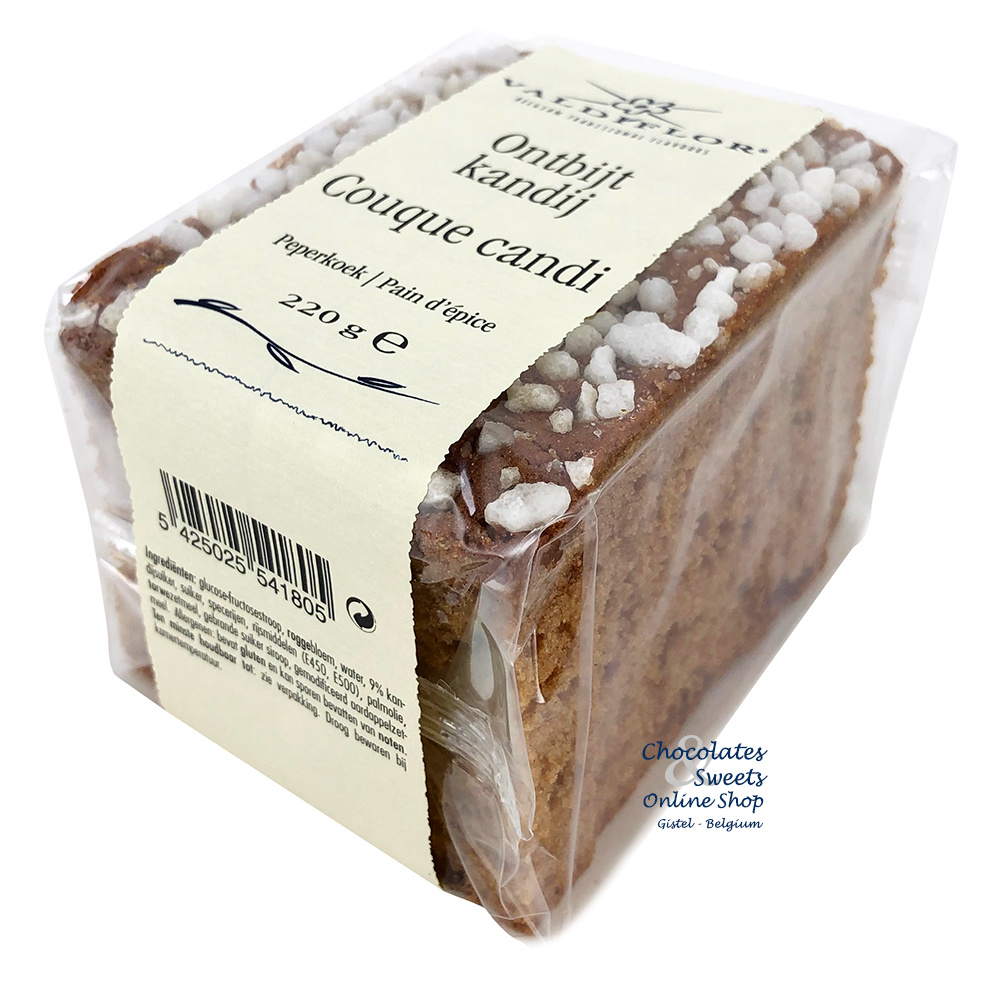 Chocolates & Sweets  Pain d'épice artisanal avec sucre perlé 220g -  Boutique en ligne Leonidas Gistel (BE)