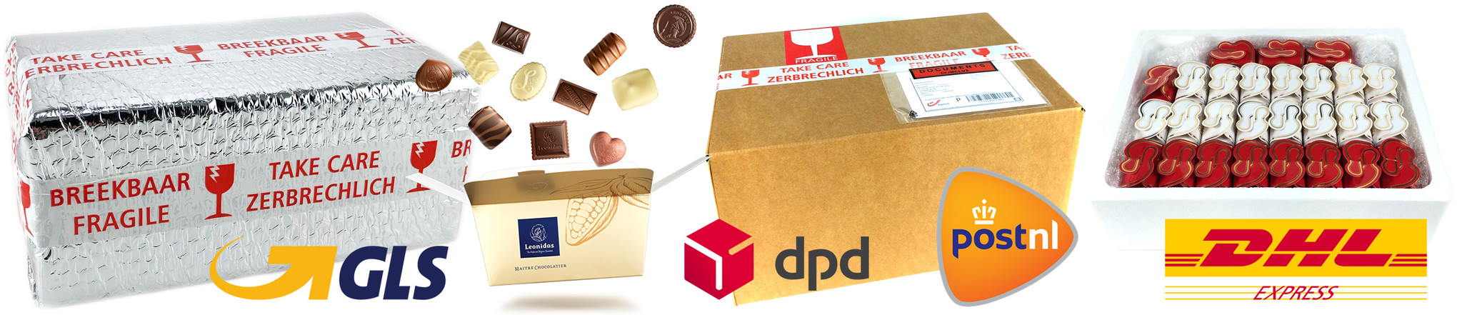 Optimale verzending pralines en geschenken