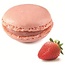Boîte de 6 macarons assortis fraise, pistache et citron