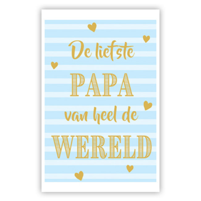 Greeting Card 'De liefste Papa'