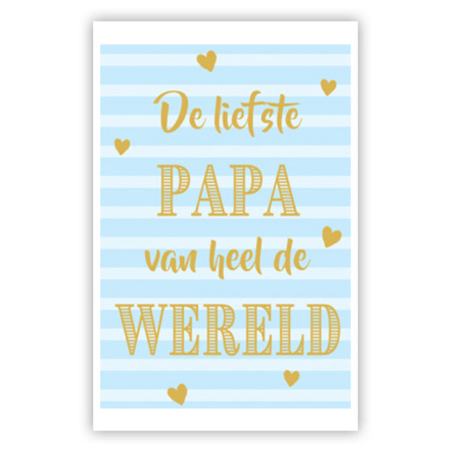 Wenskaart 'De liefste Papa'