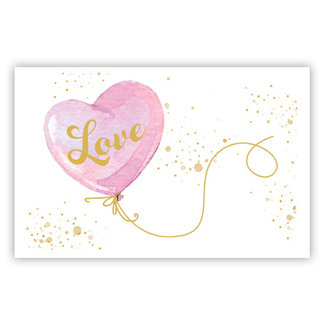 Carte de voeux 'LOVE' (11x17cm)