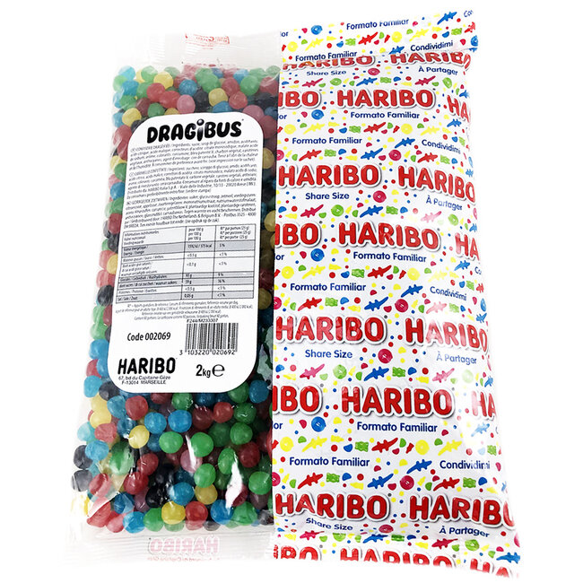 Haribo Dragibus 2kg VOORDEELPAK