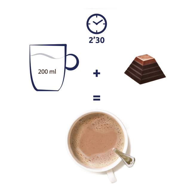 Leonidas Leonidas Choco Latte Pyramiden - 6 Stück Belgische Vollmilchschokolade