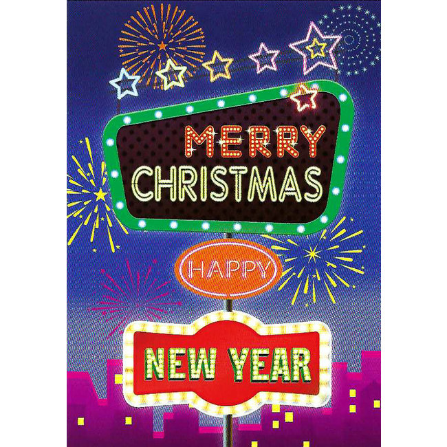Greeting Card 'Merry Christmas & Happy New Year'