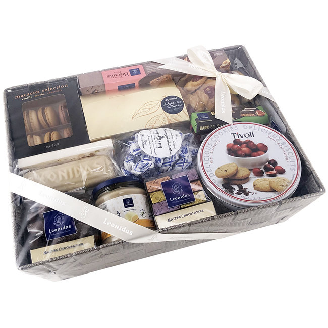 Panier Cadeau Délices Deluxe - Assortiment Gourmand Premium