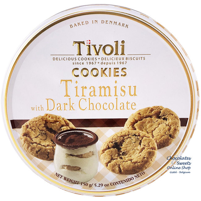 Tiramisu Cookies with dark chocolate 150g