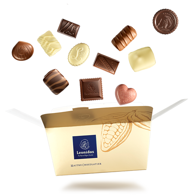 Chocolat Leonidas, Mix Puur, Petit, 375 grammes