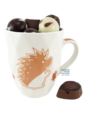 Mug 'Hedgehog' Autumn chocolates 250g