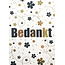 Carte de voeux 'Bedankt' (12x17cm)