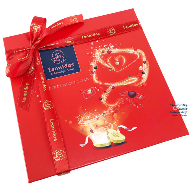 Leonidas Coffret cadeau rouge de 20 pralines assorties