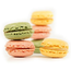 Macarons aardbei, pistache en citroen (12 doosjes van 6 stuks)