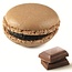 Macarons vanille, mokka en chocolade 12 doosjes van 6 stuks