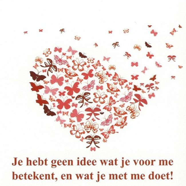 Greeting Card 'Je hebt geen idee...' (7x7cm)