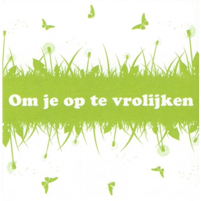 Greeting Card 'Om je op te vrolijken' (7x7cm)