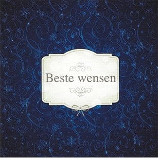 Beste wensen (7x7cm)