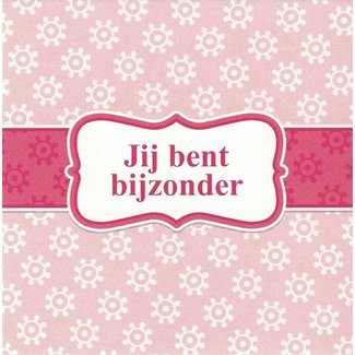 Greeting Card 'Jij bent bijzonder' (7x7cm)