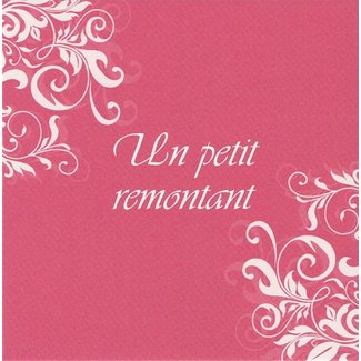 Carte de voeux 'Un petit remontant' (7x7cm)