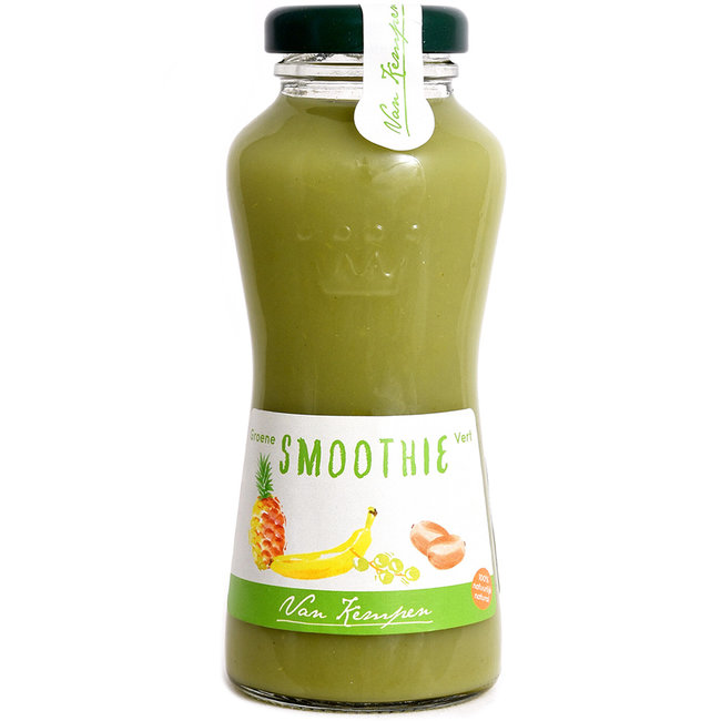 Trio of Fruit Smoothies (Red, Yellow, Green)
