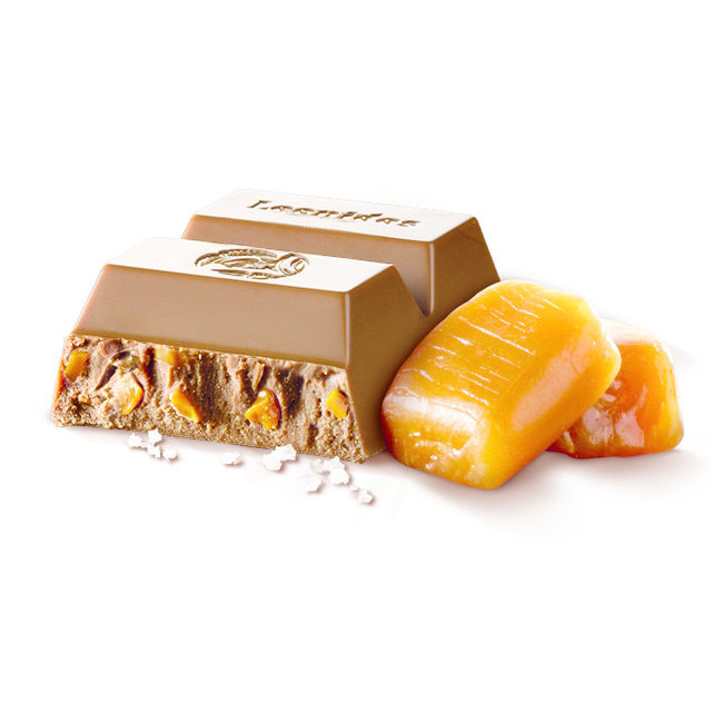 Leonidas Melkchocoladereep 30% met Gezouten Karamel uit Isigny 50g