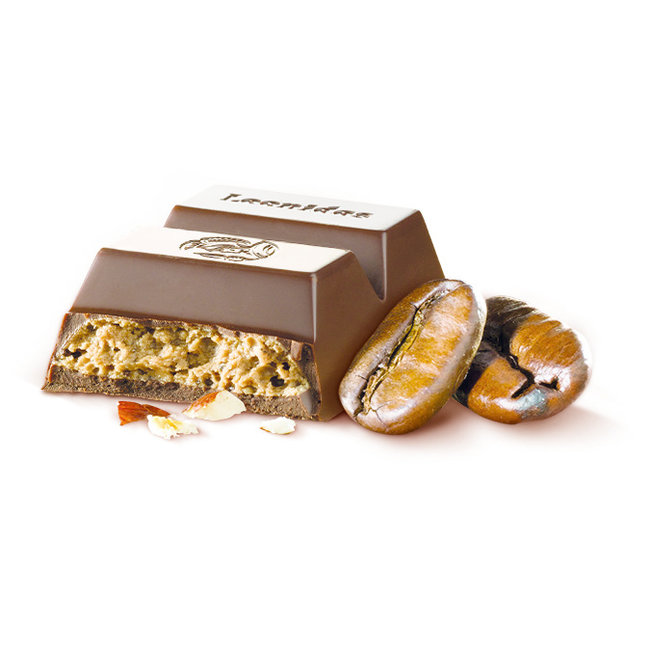 Leonidas Dark Chocolate Bar 45% cocoa - Praliné Coffee 50g