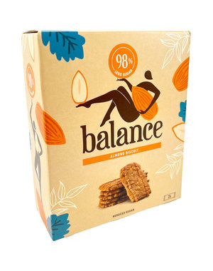  Balance Almond biscuits light in Sugar 110g