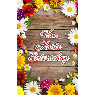 Greeting Card 'Van harte Beterschap' (11x17cm)