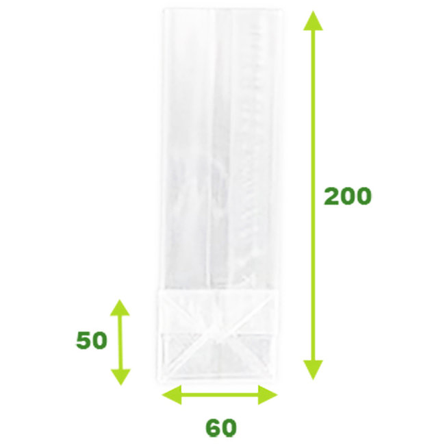 Transparant cellofaan zakje (S)