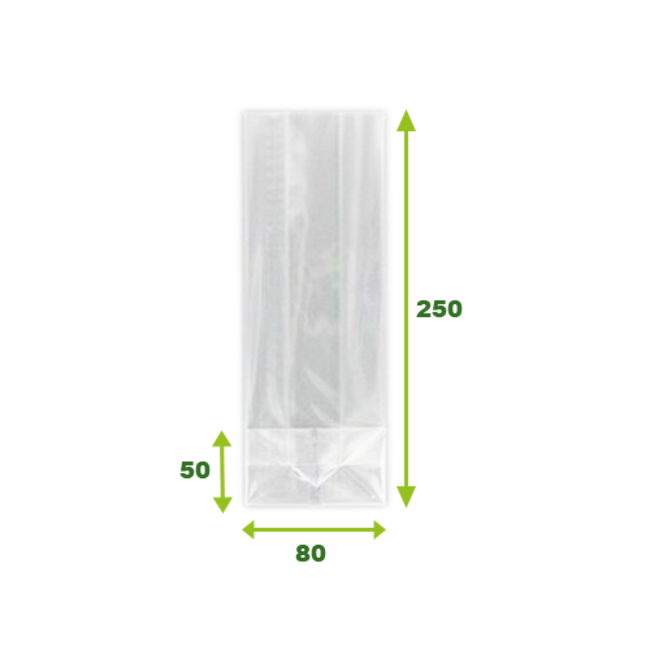 Transparent cellophane bag (M)