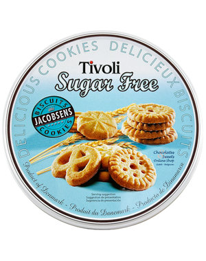  Tivoli Suikervrij koekjes (met zoetstof) 142g