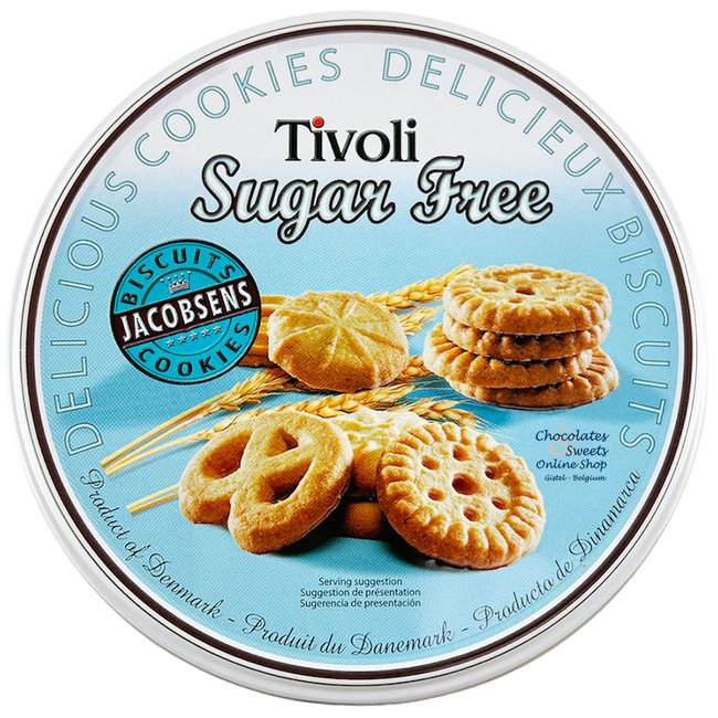 Chocolates & Sweets Online Shop  Tivoli Biscuits sans sucre 142g