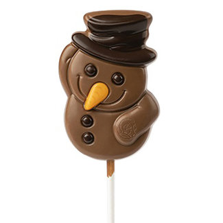 Leonidas Sucette Bonhomme de neige lait