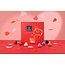 Leonidas Red gift box with 16 hearts chocolates