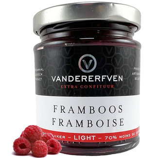 Vandererfven Raspberry jam light in Sugar 210g