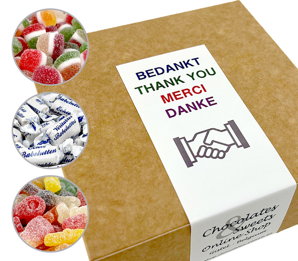 Candy boxes with message