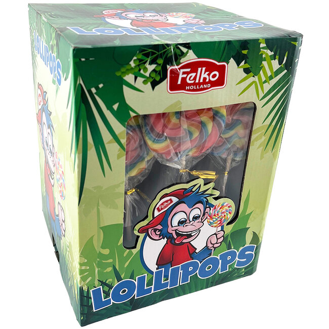 Arc en ciel lolly (24 Pièces)