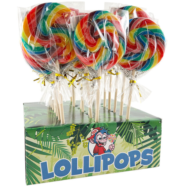 Regenbogen Lolly (24 Stück)