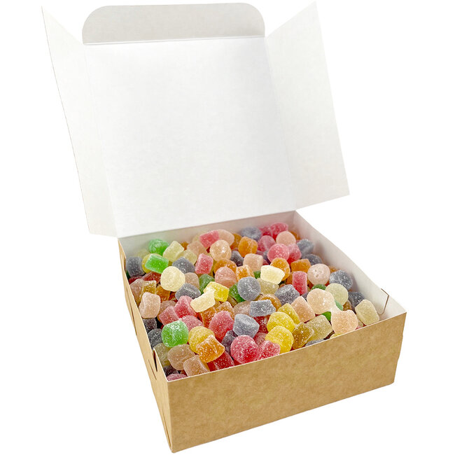 Gepersonaliseerd snoepdoosje Veel Plezier met eigen boodschap