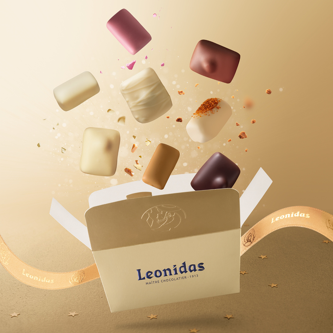 500g Chocolats de Leonidas et de Porto rouge - Boutique en ligne Leonidas  Gistel (BE)