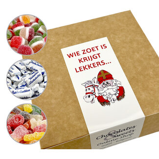 Boite à bonbons WIE ZOET IS KRIJGT LEKKERS...